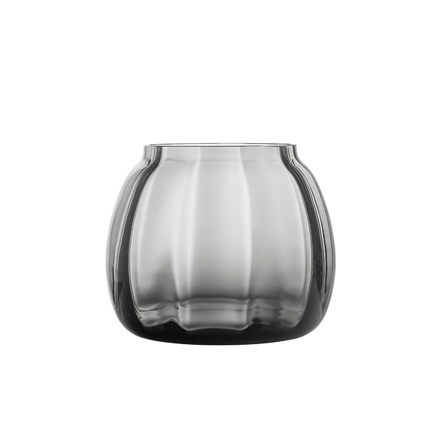 Hadeland Glassverk Ella Vase 140mm Røkgrå