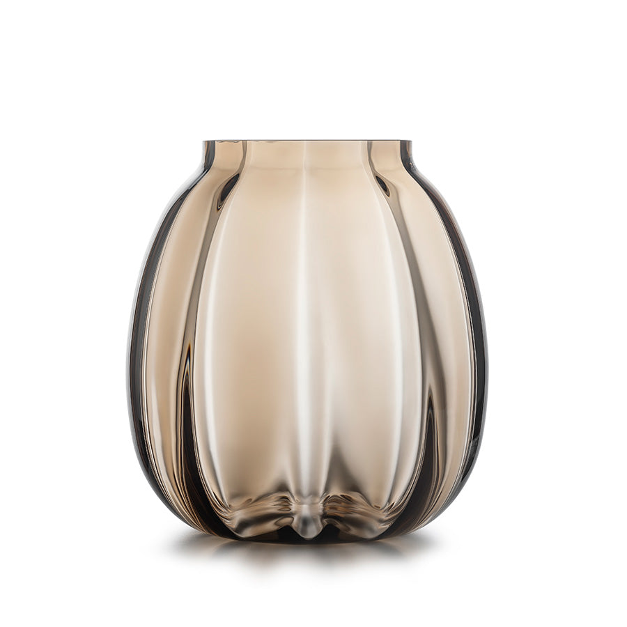 Hadeland Glassverk Ella Vase 220mm Kakao