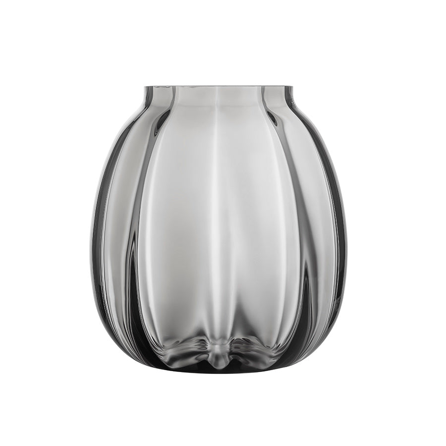 Hadeland Glassverk Ella Vase 22cm Røkgrå