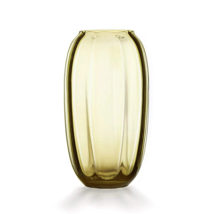 Hadeland Glassverk Ella Vase 29cm Oliven