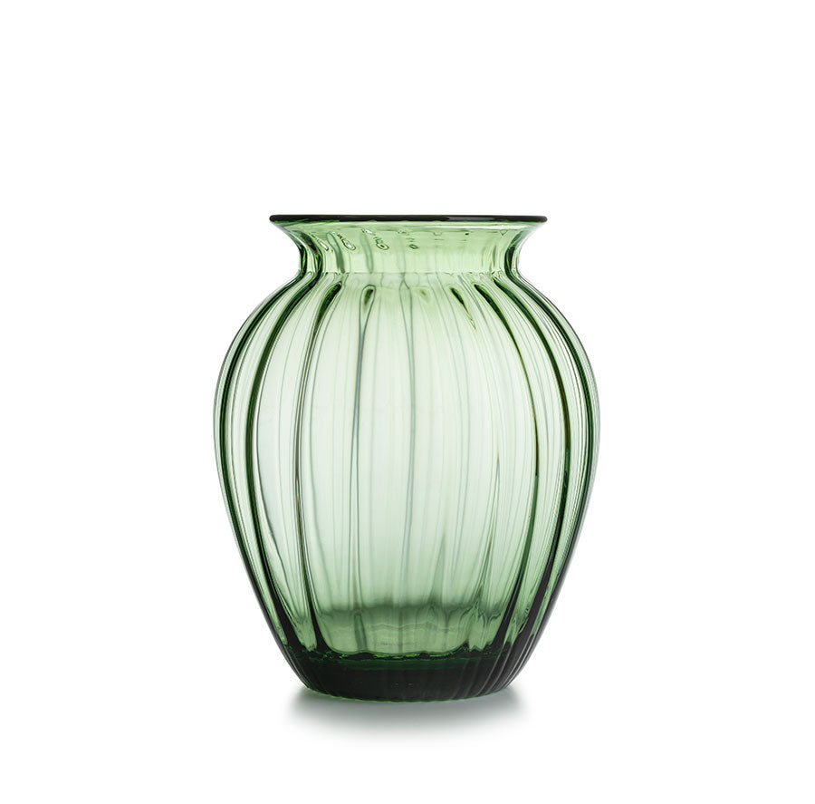 Hadeland Glassverk Emily Vase 26,5cm Grønn Optikk