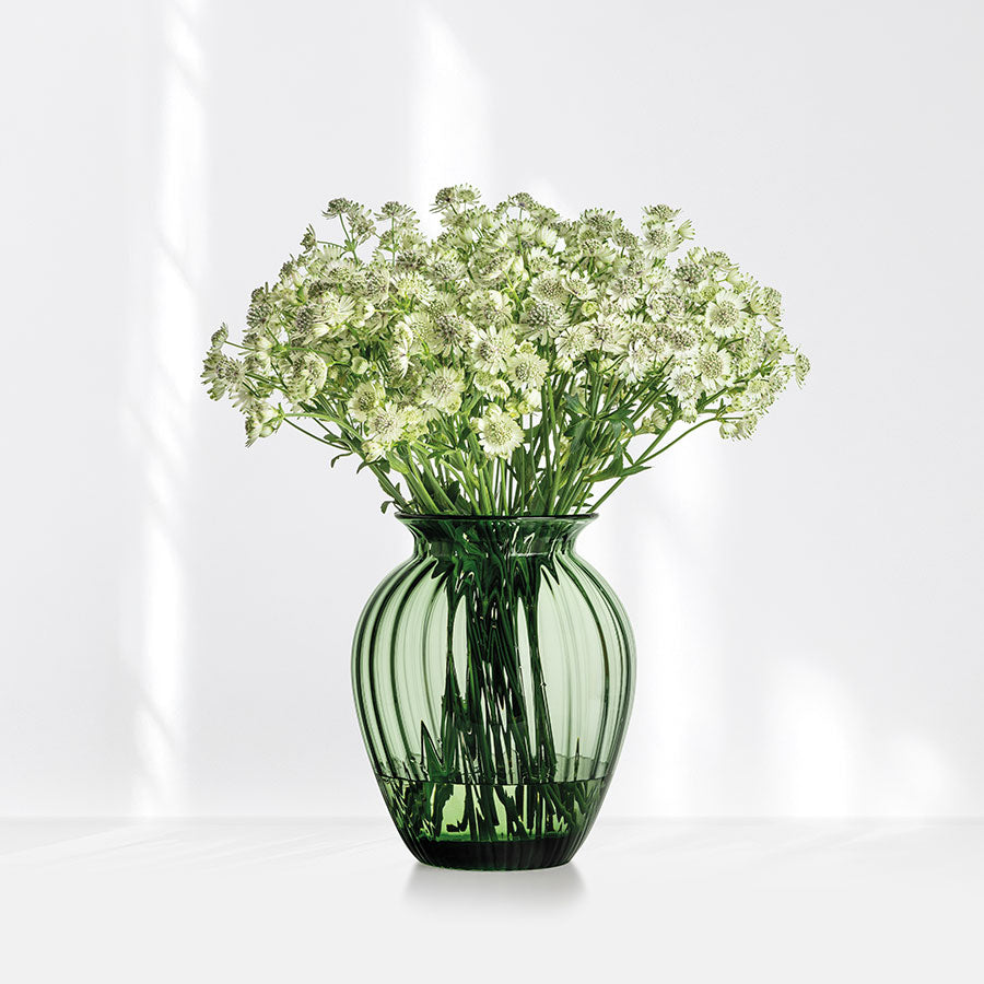 Hadeland Glassverk Emily Vase 26,5cm Grønn Optikk