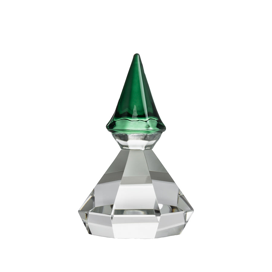 Hadeland Glassverk Diamantnisse 9cm Grønn