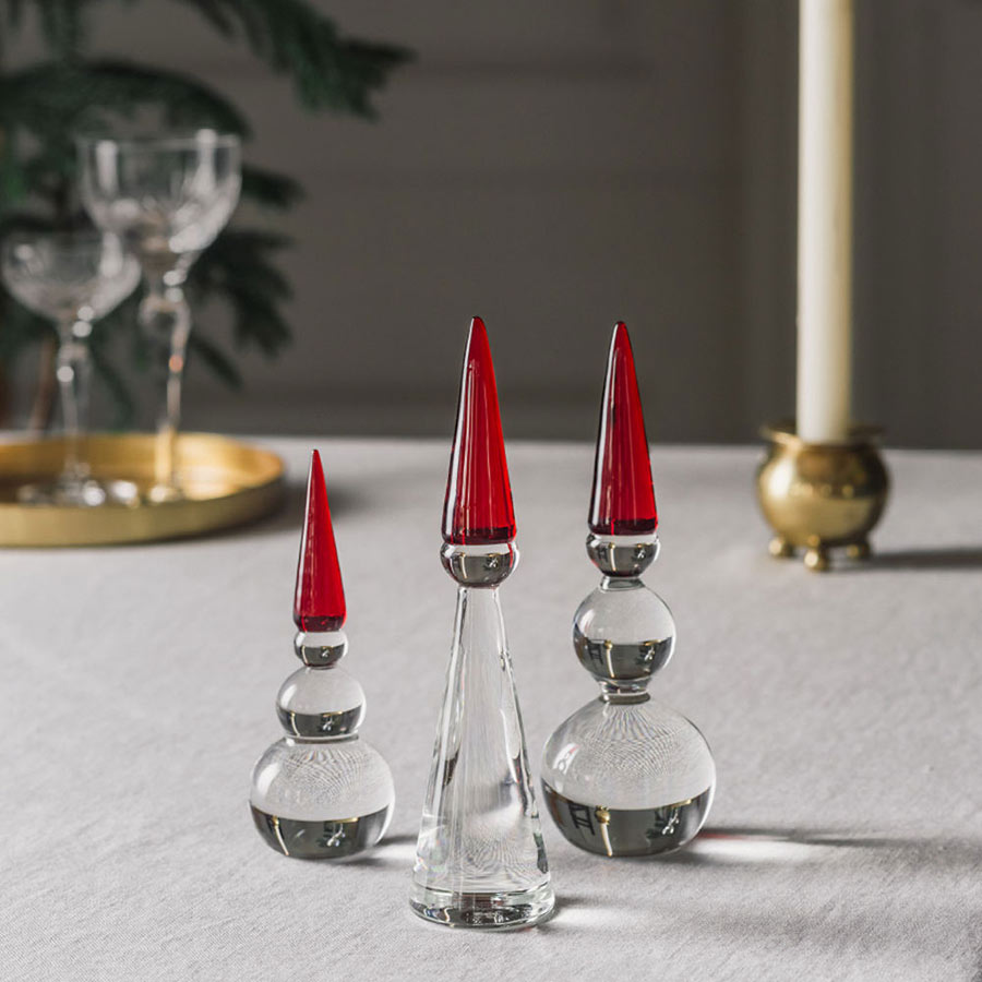 Hadeland Glassverk Nisse Istappnisse Rød 180mm