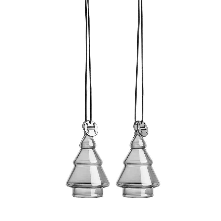 Juletrepynt Glasstre Gran Klar 2pk