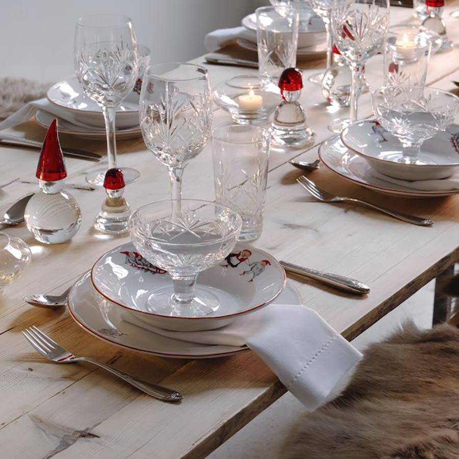 Hadeland Glassverk Hg Nisse Nissebarn 2pk 75 Mm