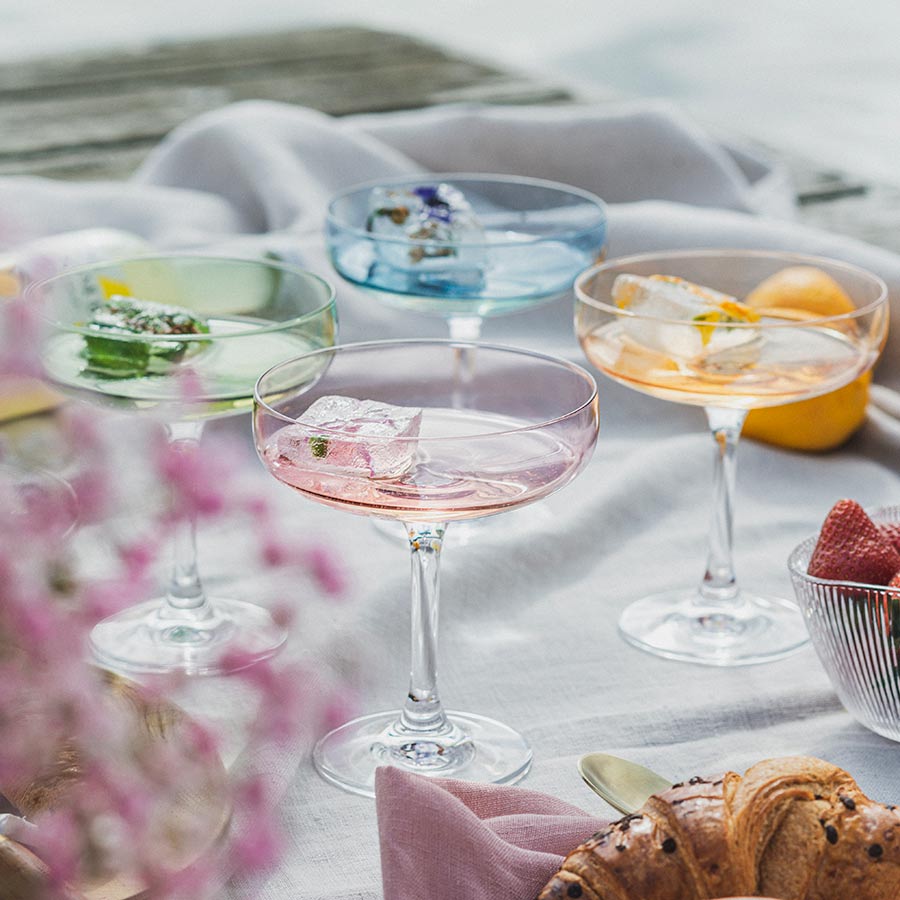Hadeland Glassverk Odyssé Cavaskål Rosa 25cl 2pk