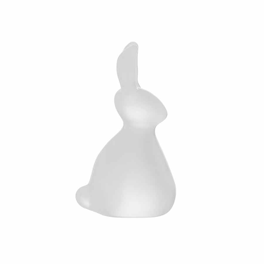 Hadeland Glassverk Hare Hvit Frostet 11cm