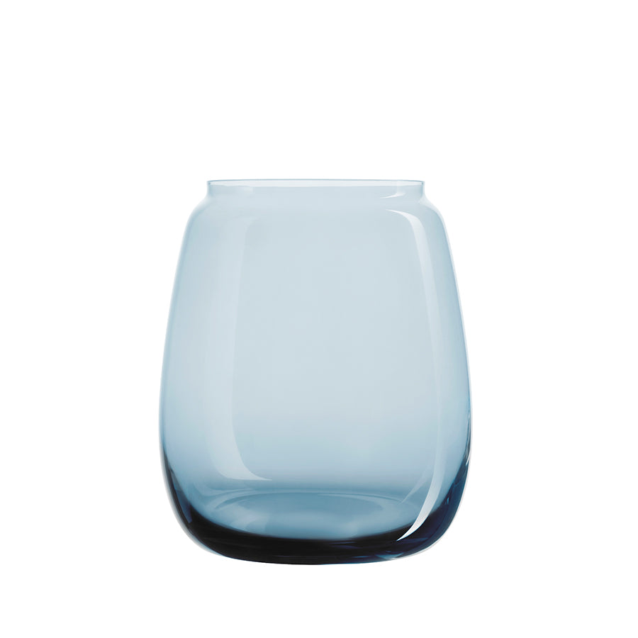 Hadeland Glassverk Siccori Vase 20cm Himmelblå