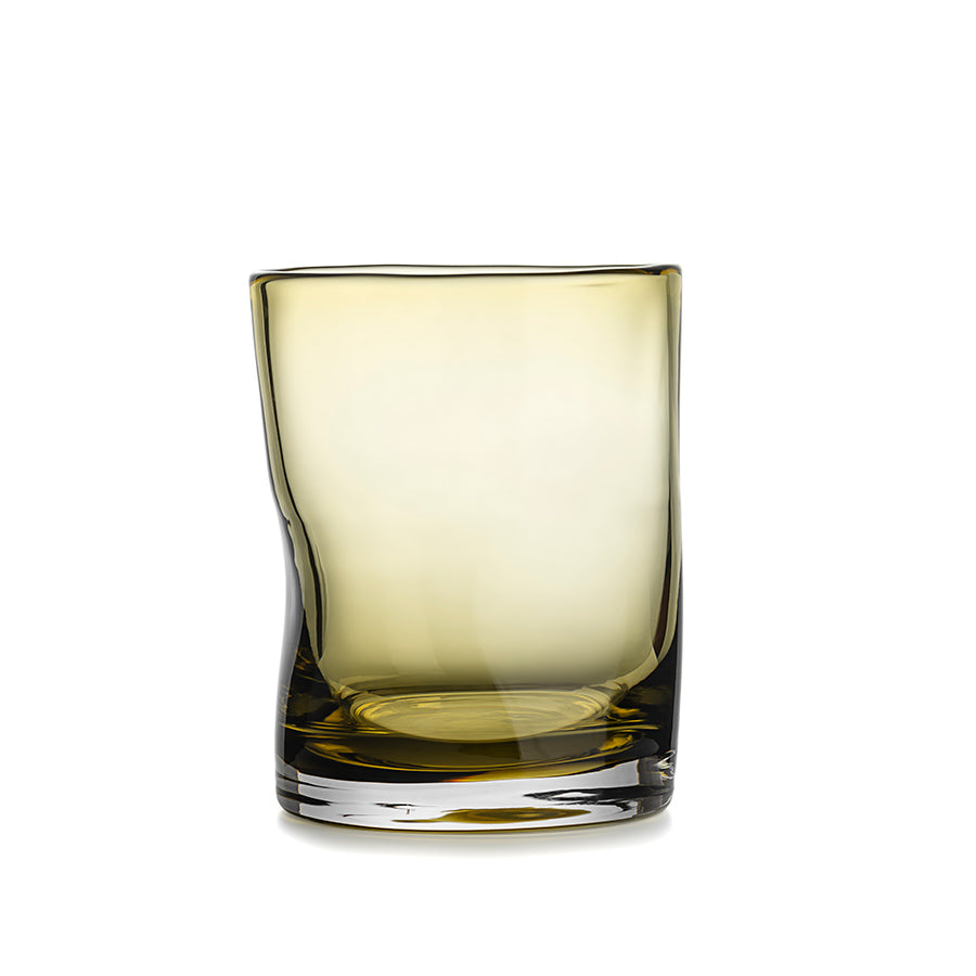Hadeland Glassverk Sine Tulipanvase 20,5x16cm Oliven