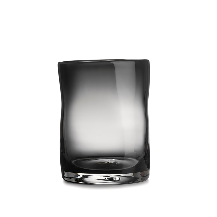 Hadeland Glassverk Sine Tulipanvase 20,5x16cm Røkgrå