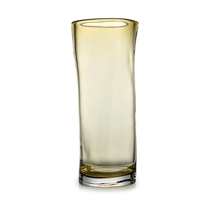 Hadeland Glassverk Sine Vase 29,5x11cm Oliven
