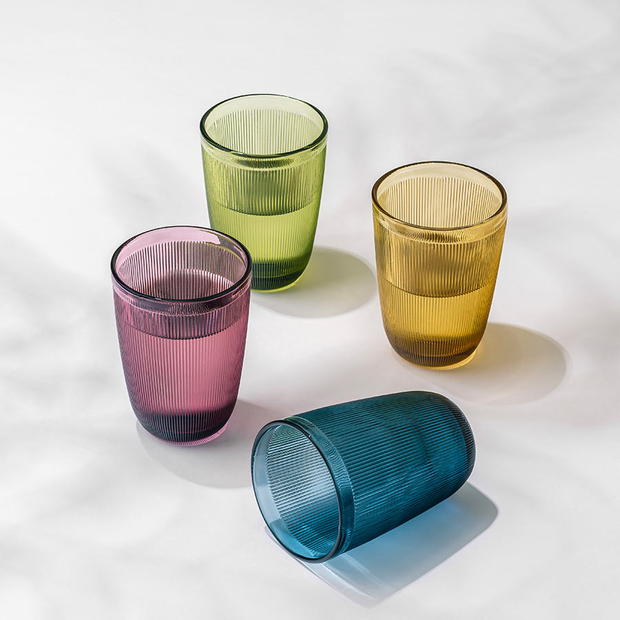 Hadeland Glassverk Siri Glass 30cl 4pk Flerfarget