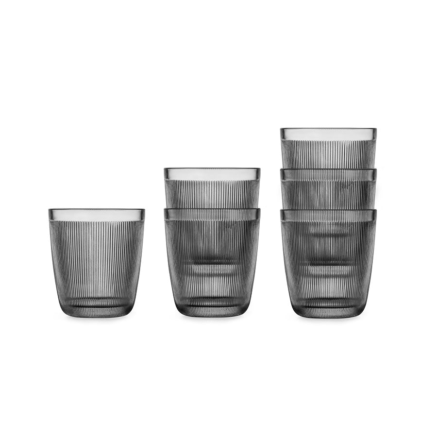 Hadeland Glassverk Siri Glass 20cl Røk Grå 6pk