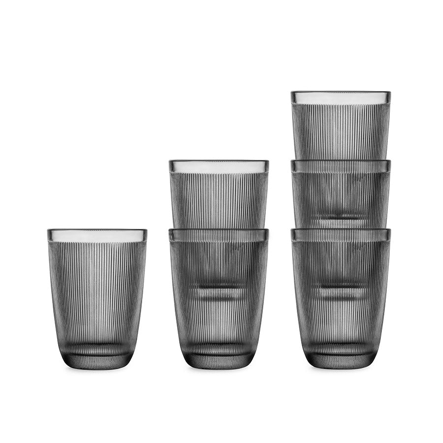 Hadeland Glassverk Siri Glass 30cl Røk Grå 6pk