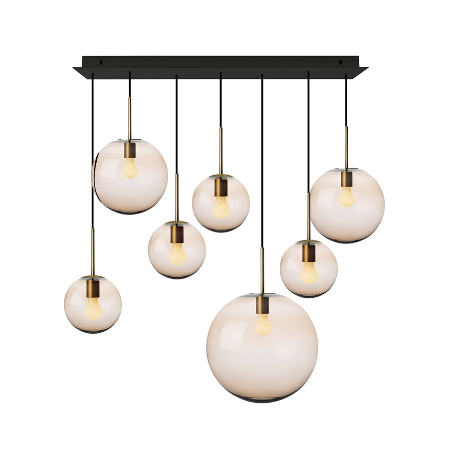 Hadeland Glassverk Arkiv Taklampe Høstkveld 4014 7stk