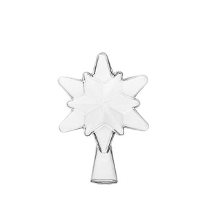 Klar toppstjerne i glass fra Hadeland Glassverk, 20 cm, med klassisk stjerneform