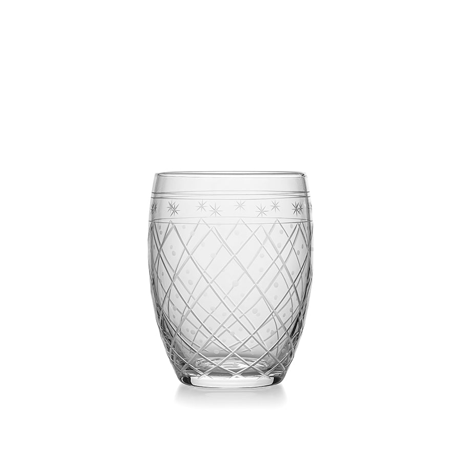 Hadeland Glassverk Victoria Vannglass Ruteslip 30cl Klar