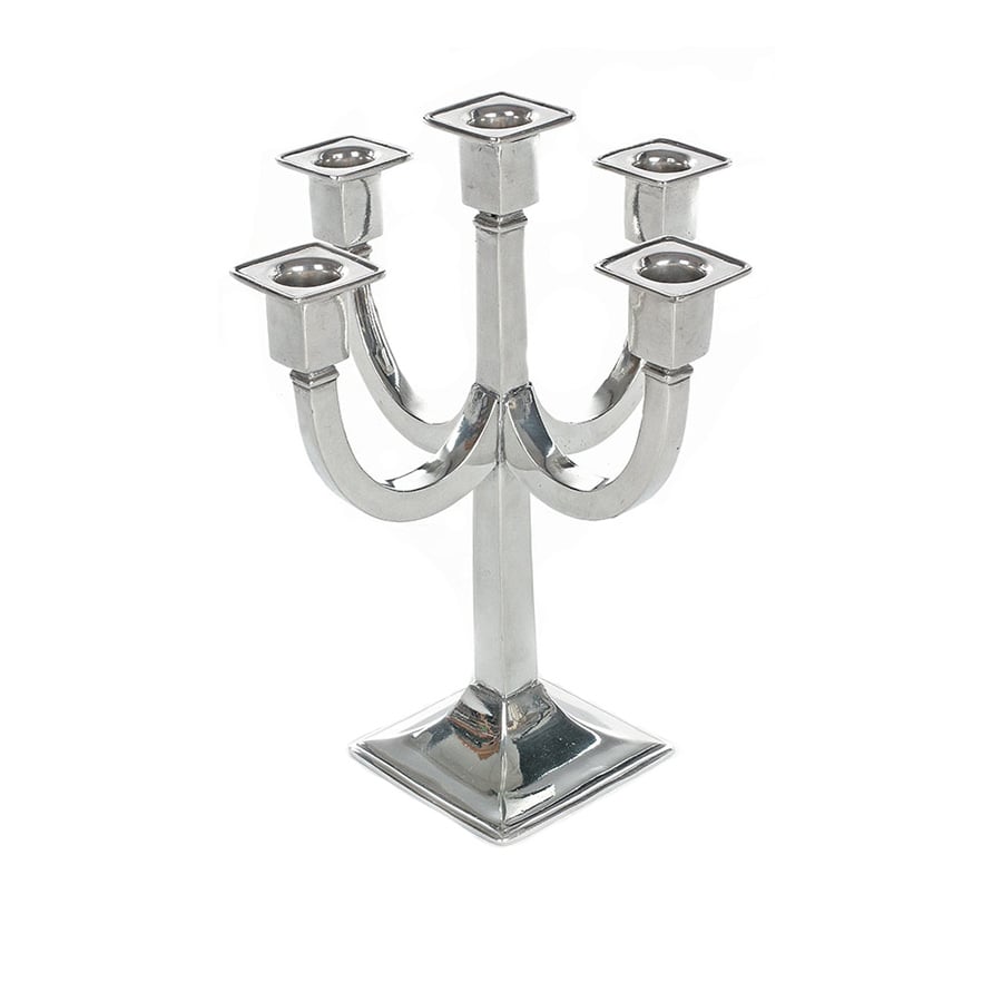 Hadeland Lys Og Tinn Lysestake 5-armet 36cm