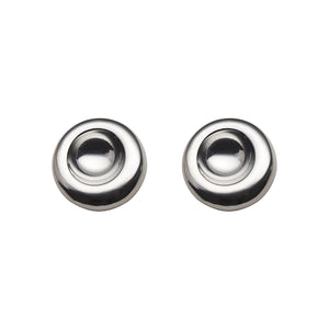 Hardanger Bestikk Hardangerserien Eggeglass 2pk – to eggeglass i 18/10 rustfritt stål med rund, minimalistisk eggstøtte