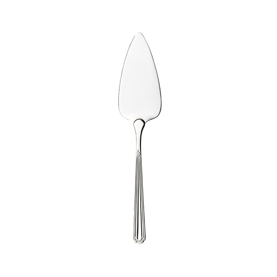 Kakespade fra Hardanger Bestikk Renessanse kakesett, med fintagget kant for presis skjæring av kaker, laget av høy kvalitet rustfritt stål.