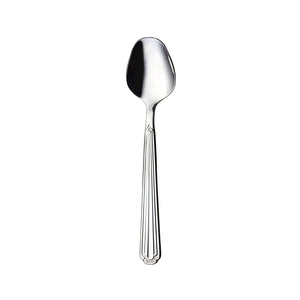 Elegante Hardanger Renessanse teskje i rustfritt stål, 12,6 cm lang, perfekt til kaffe og dessert.