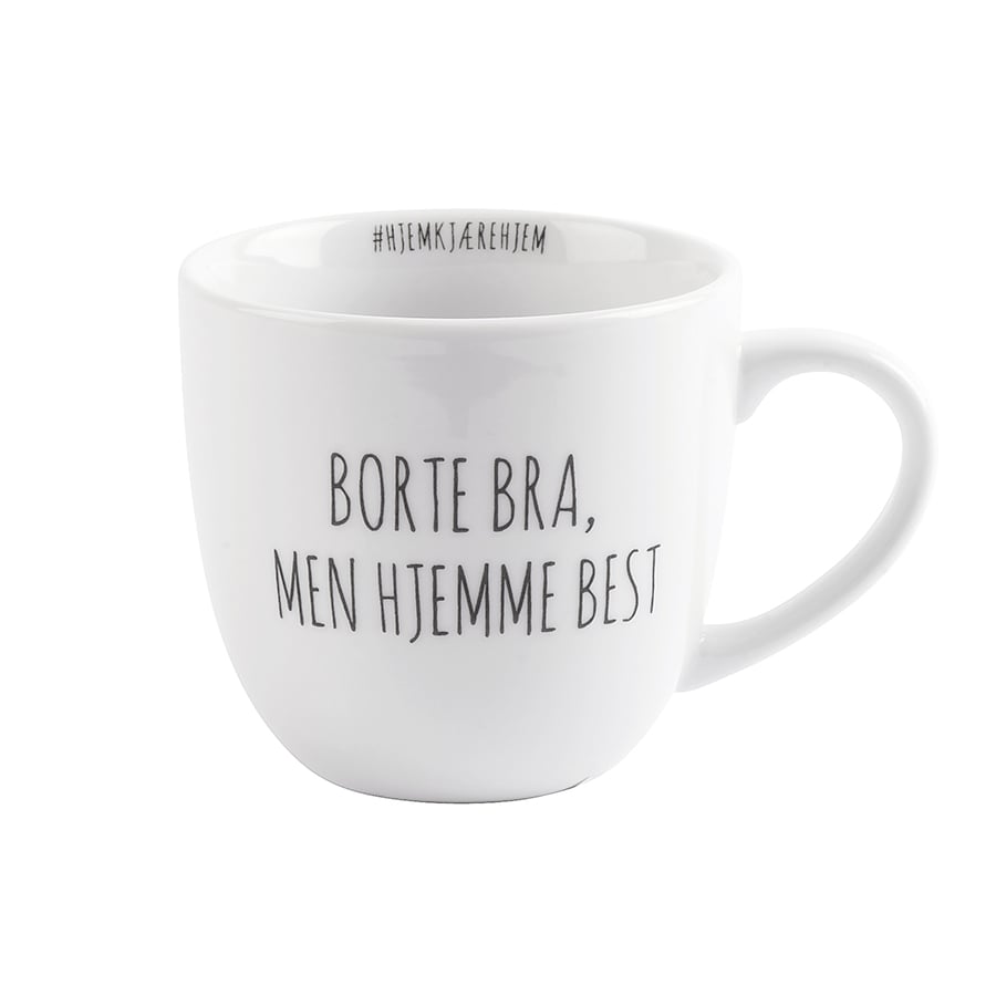 Porsgrunds Porselænsfabrik Krus Borte Bra Hjemme Best 38cl