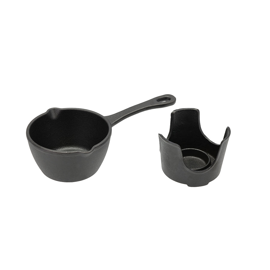 Holm Sausevarmersett 12cm Støpejern Svart