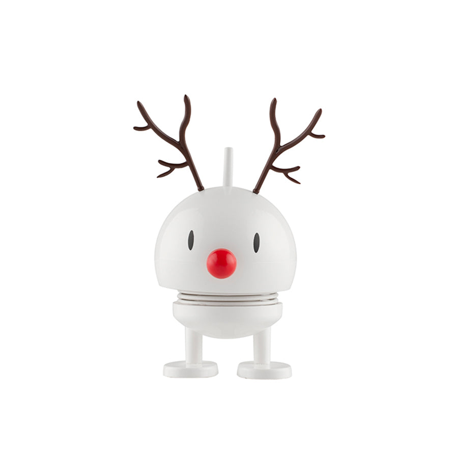 Hoptimist Bumble Reinsdyr 9,5cm Hvit