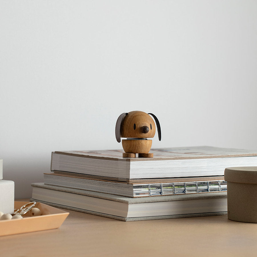 Hoptimist Hund 6,9cm Oak