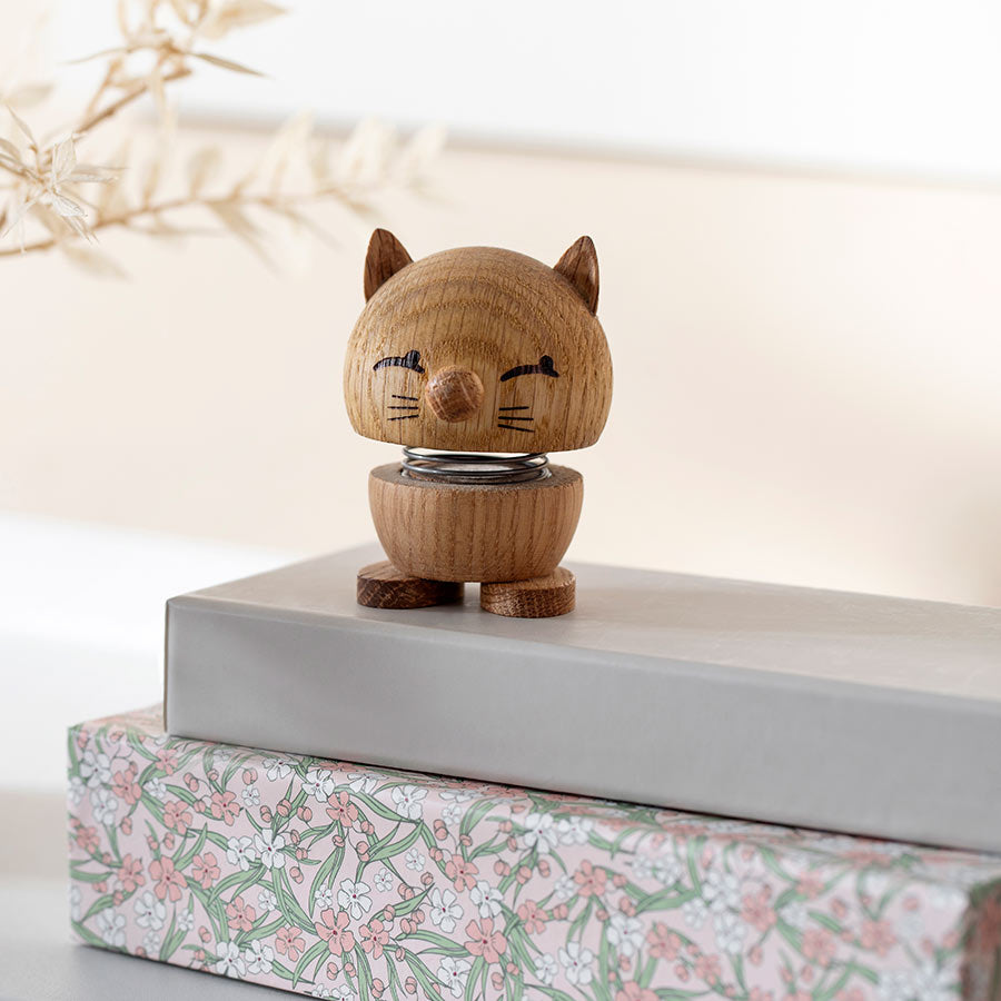 Hoptimist Katt 7,3cm Oak