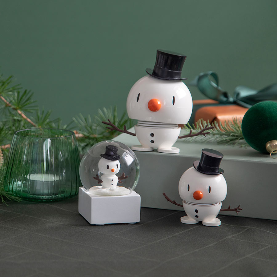 Hoptimist Snømann 7,8cm