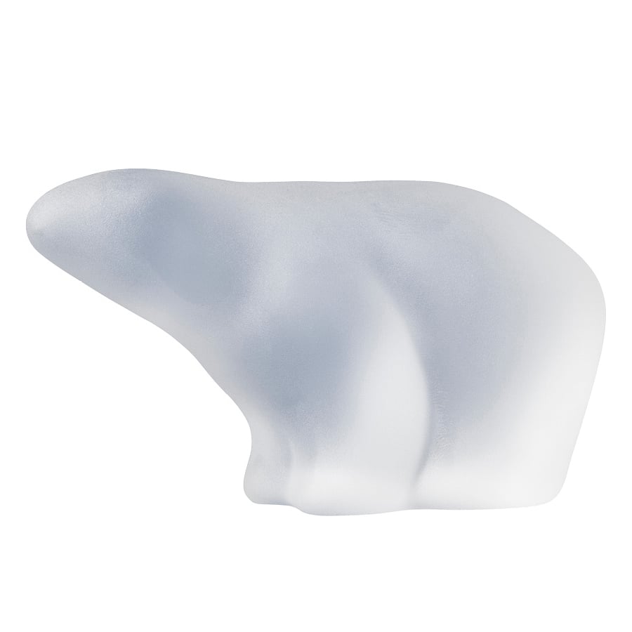 Hadeland Glassverk Dyrefigurer Isbjørn 120 Mm Frostet