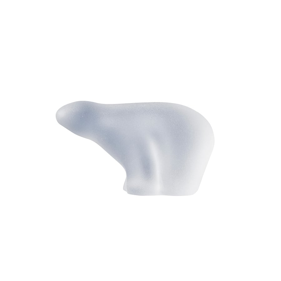 Hadeland Glassverk Dyrefigurer Isbjørn 50 Mm Frostet