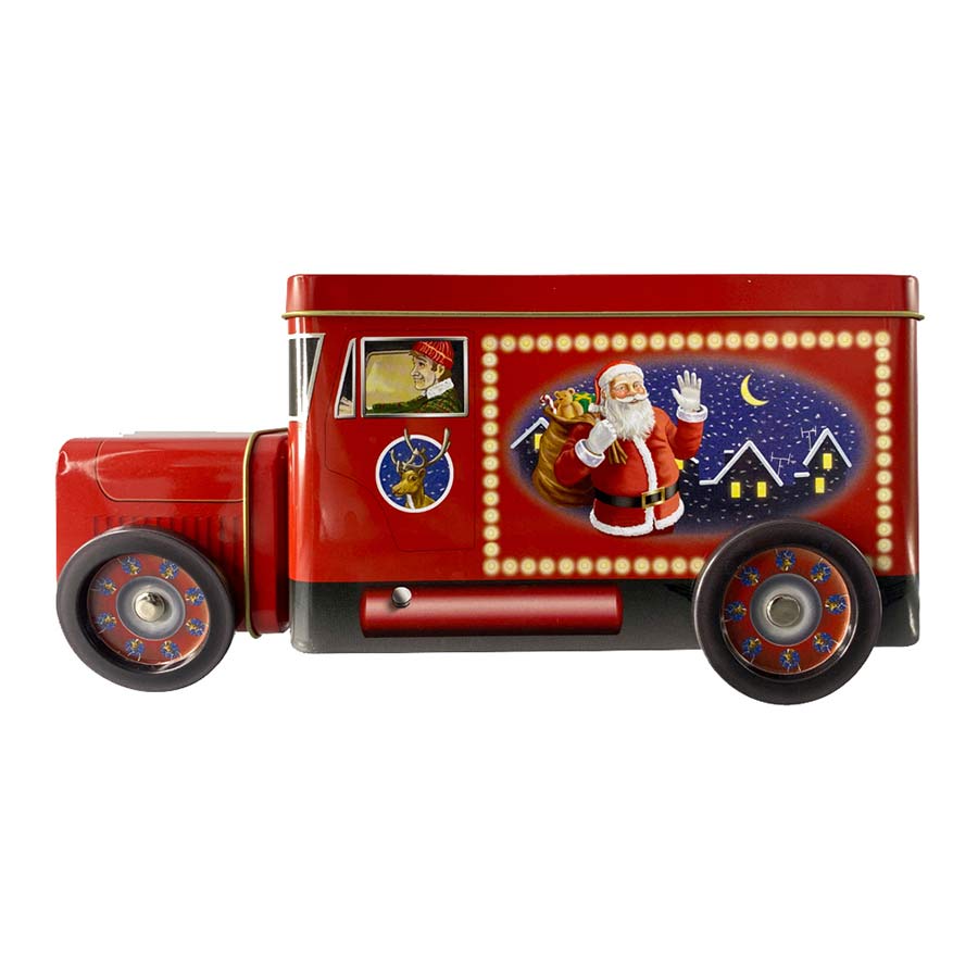 Juleboks Truck Nisse 24x7,5x11cm