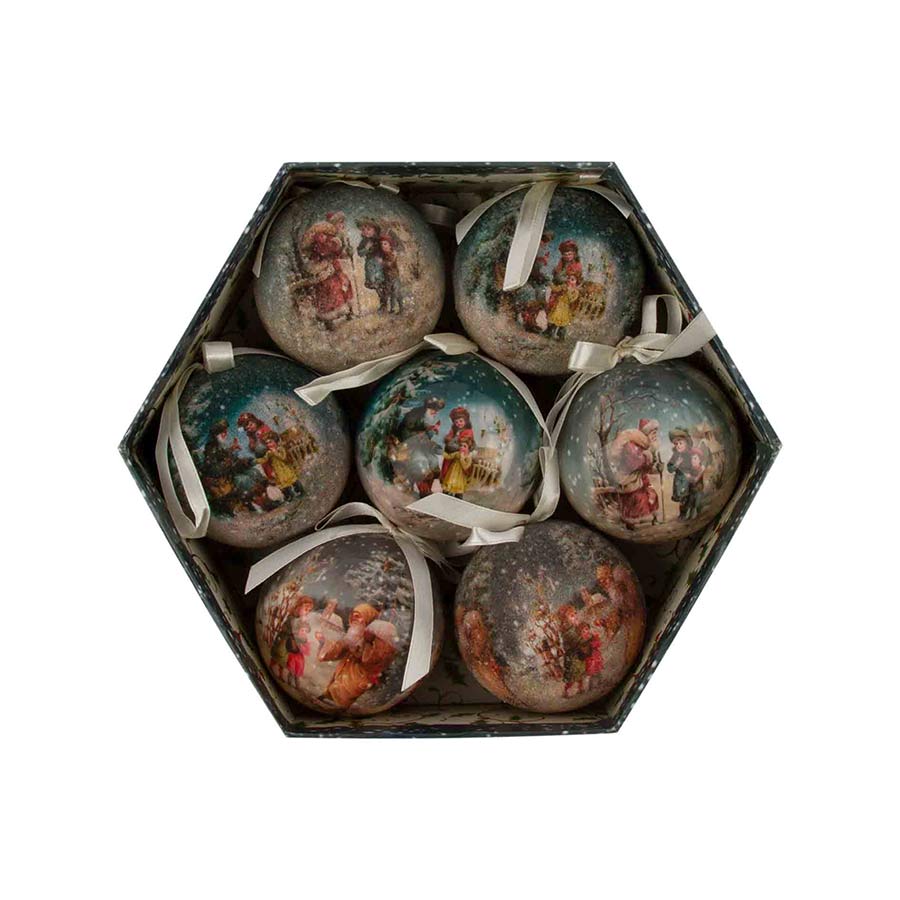 Christiania 1739 Julekolleksjon Julekuler Snø 7pk