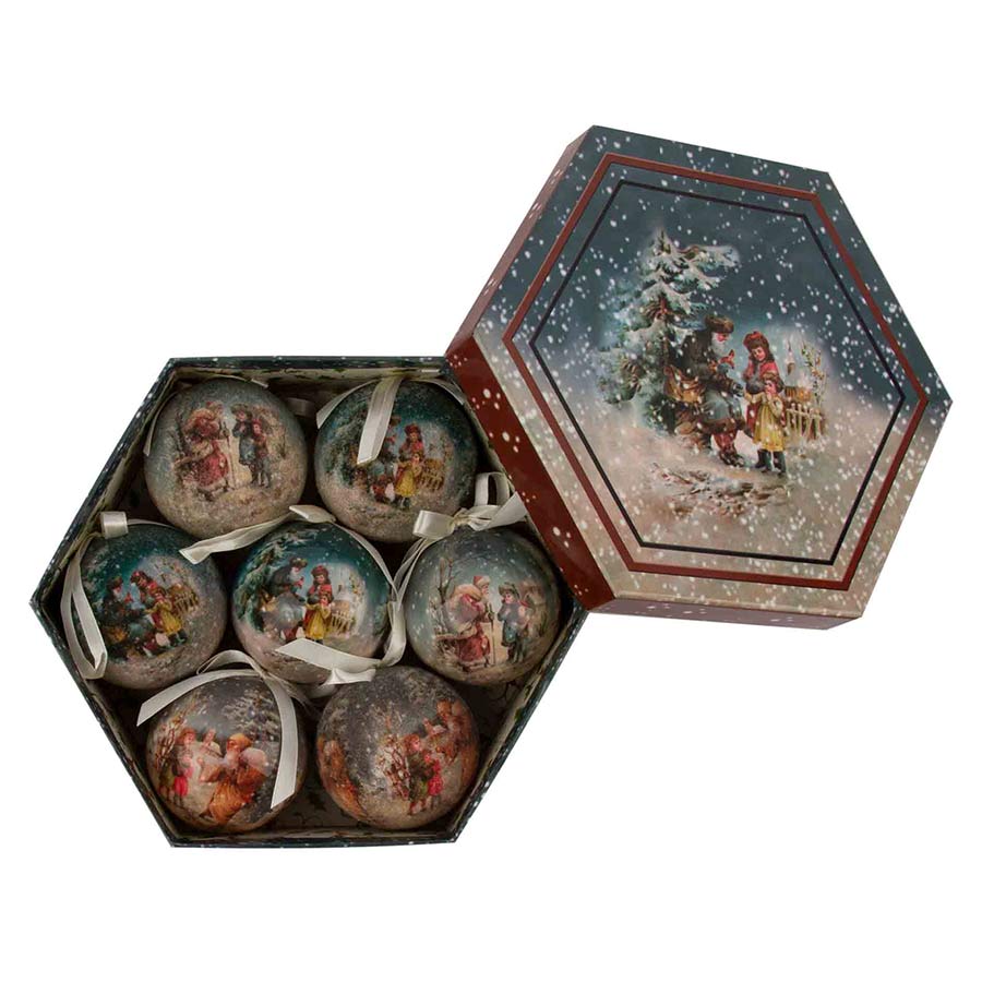 Christiania 1739 Julekolleksjon Julekuler Snø 7pk