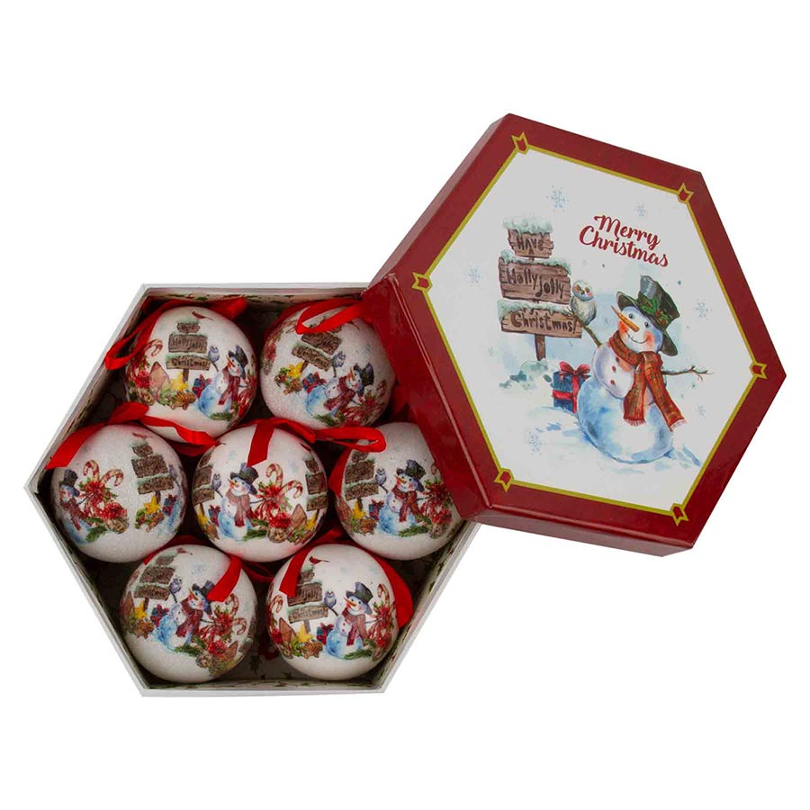 Christiania 1739 Julekolleksjon Julekuler Snømann 7pk