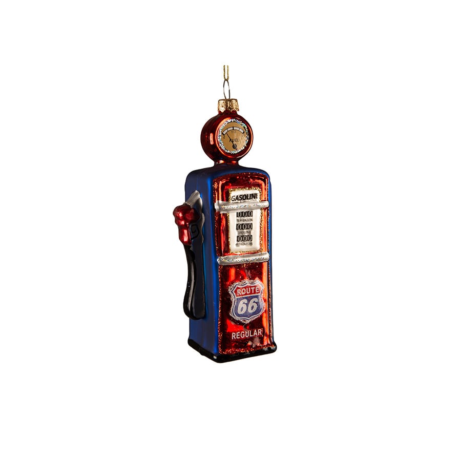Juletrepynt Retro Bensinpumpe 5x13 cm