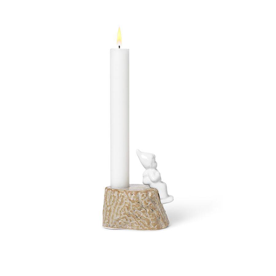 Kähler Christmas Tales Julereise Lysestake 9,5cm