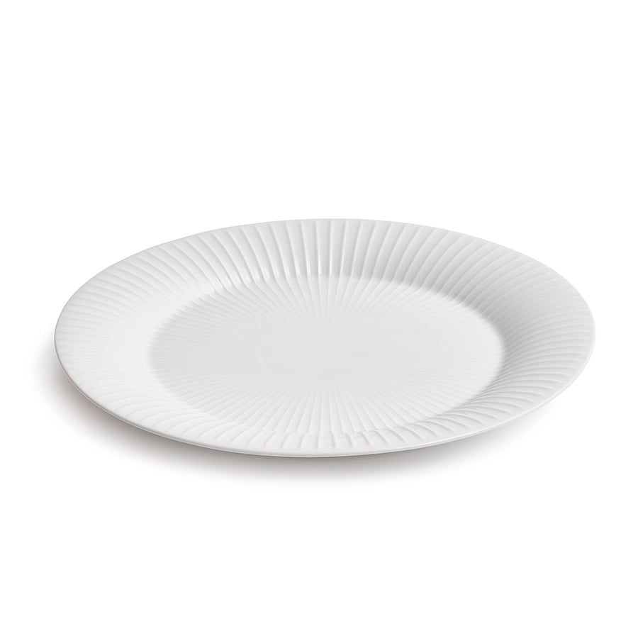 Kähler Hammershøi Ovalt Serveringsfat 28,5x22,5 cm Hvit