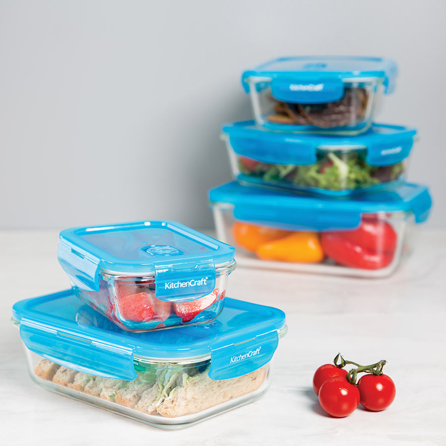 Kitchencraft Oppbevaringsboks 1L Plastlokk