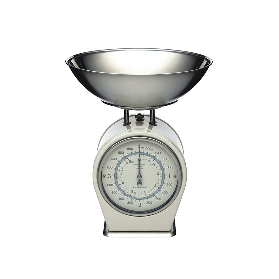 Kitchencraft Retro Kjøkkenvekt Krem