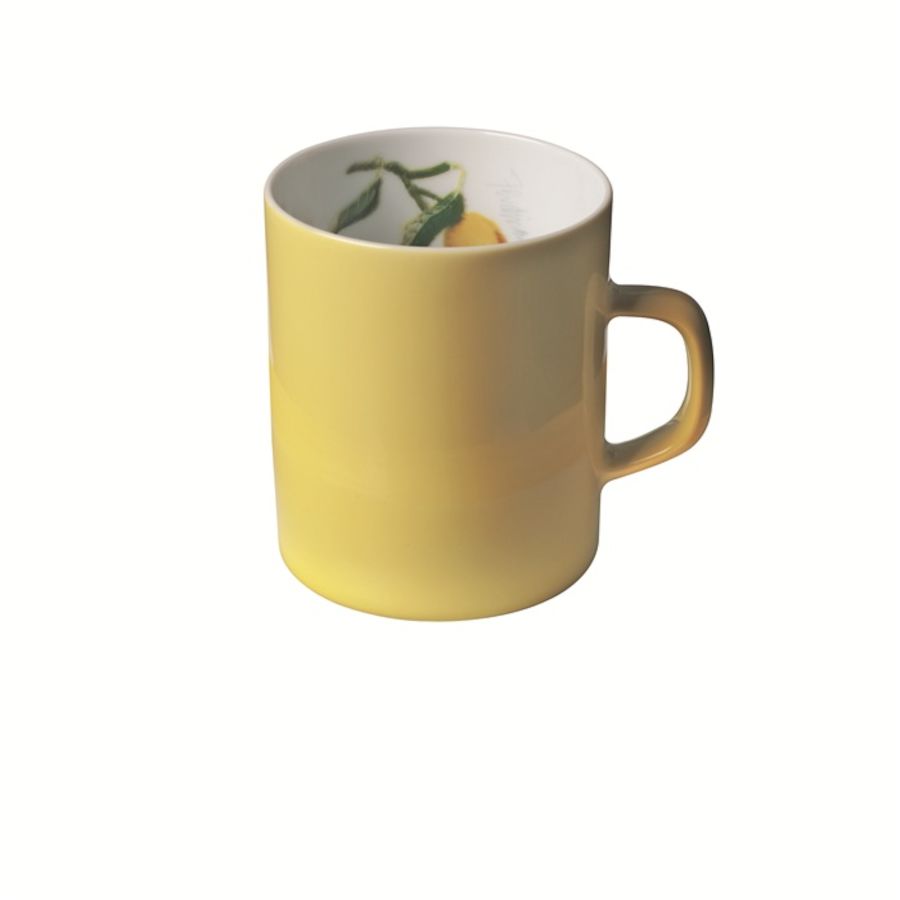Porsgrunds Porselænsfabrik Citron Kopp & Skål Kaffe 15 cl