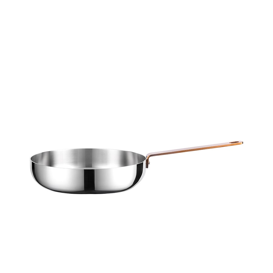 Løve Boen Stekepanne 3-Ply 24cm Med Rosegull Håndtak