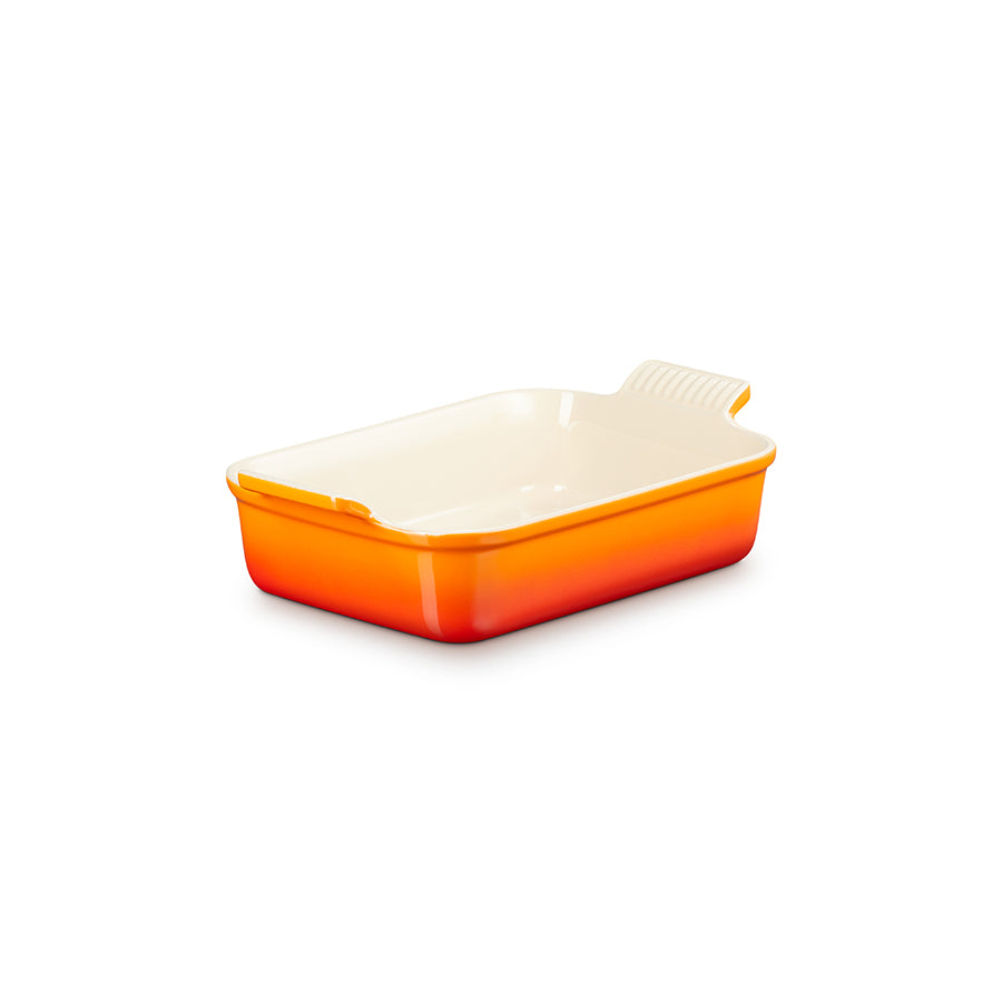 Le Creuset Heritage Rektangulært Fat 26cm Volcanic