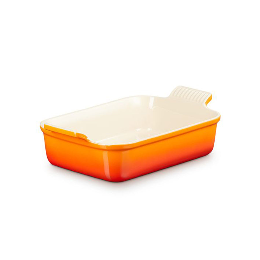 Le Creuset Heritage Rektangulært Fat 32cm Volcanic