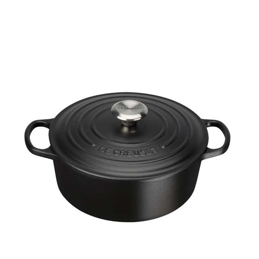 Le Creuset Støpejernsgryte 4,2L/24cm Matte Black