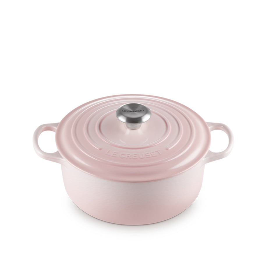 Le Creuset Støpejernsgryte 4,2L/24cm Shell Pink