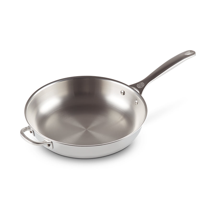 Le Creuset 3-Ply Dyp Stekepanne Uten Belegg 28cm
